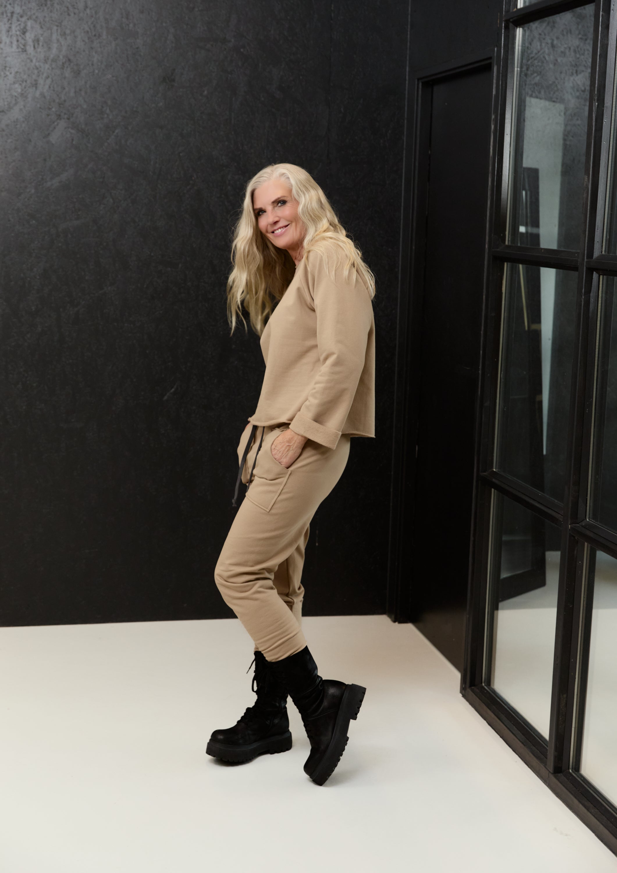 HENRIETTE STEFFENSEN COPENHAGEN SWEAT HOSEN - 72011 BUKSER CAMEL 815
