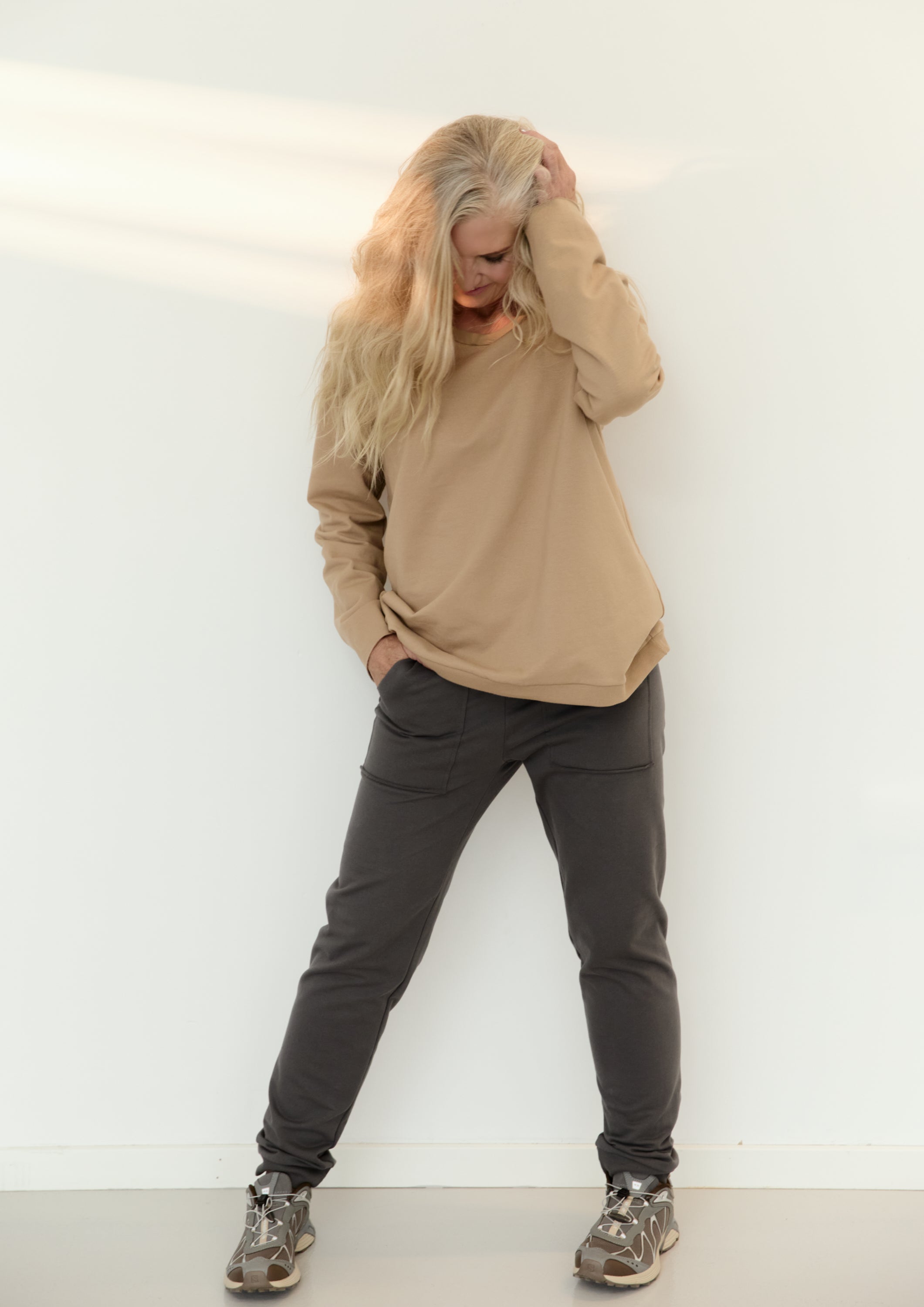 HENRIETTE STEFFENSEN COPENHAGEN SWEAT HOSEN - 72011 BUKSER GREY 905