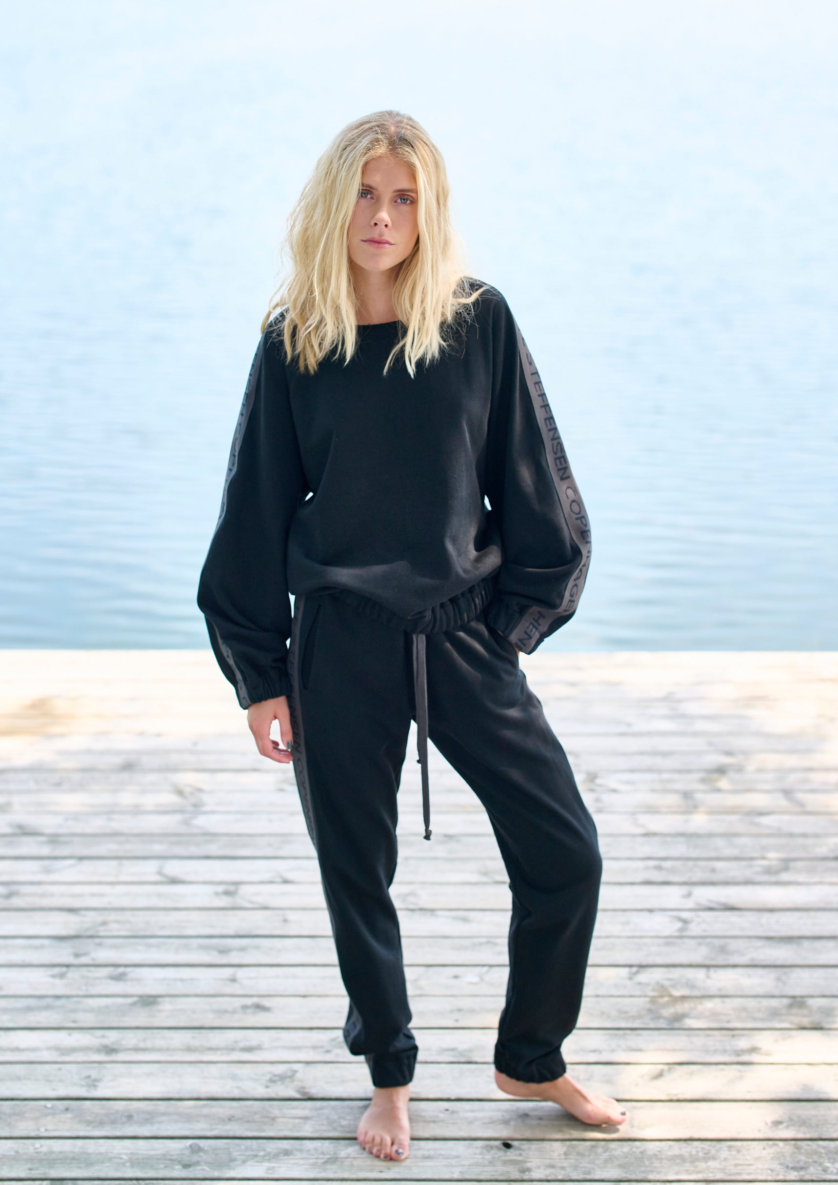 HENRIETTE STEFFENSEN COPENHAGEN SWEAT HOSEN - 72302 BUKSER BLACK 900