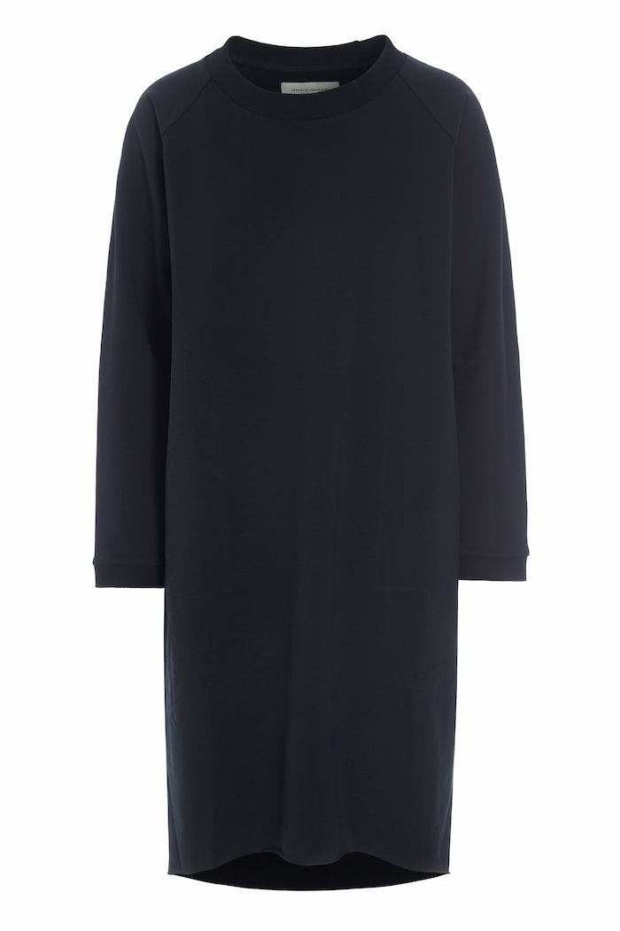 HENRIETTE STEFFENSEN COPENHAGEN SWEAT KLEID - 73004 KJOLER BLACK 900