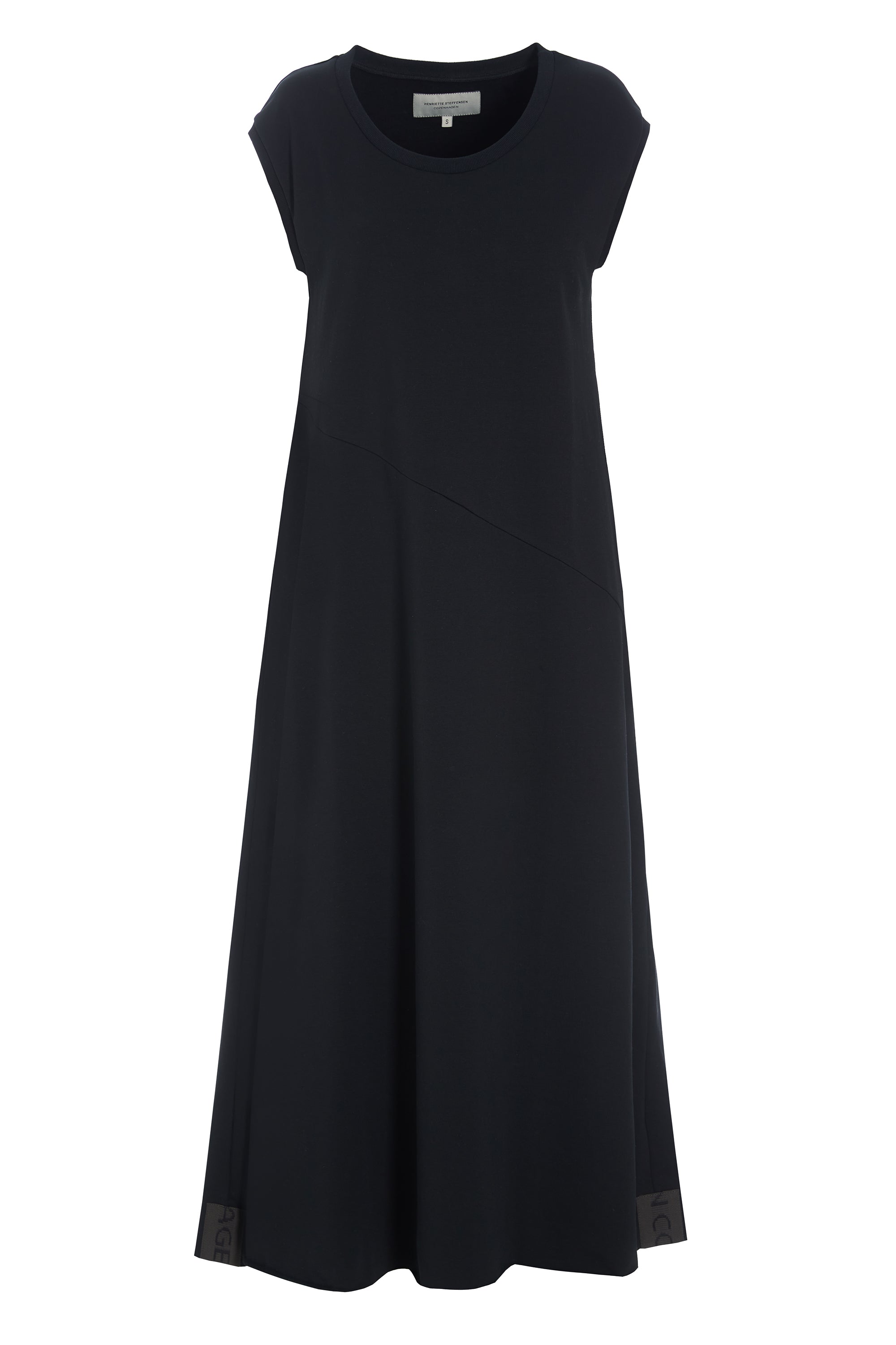 HENRIETTE STEFFENSEN COPENHAGEN SWEAT KLEID - 73405 KJOLER BLACK 900