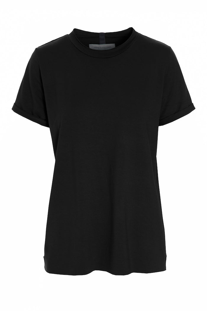 HENRIETTE STEFFENSEN COPENHAGEN T-SHIRT - 96048 T-SHIRTS BLACK 900