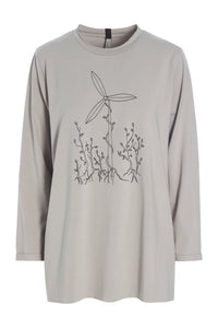 T-SHIRT FREEDOM DRUCK - 96074 - SAND