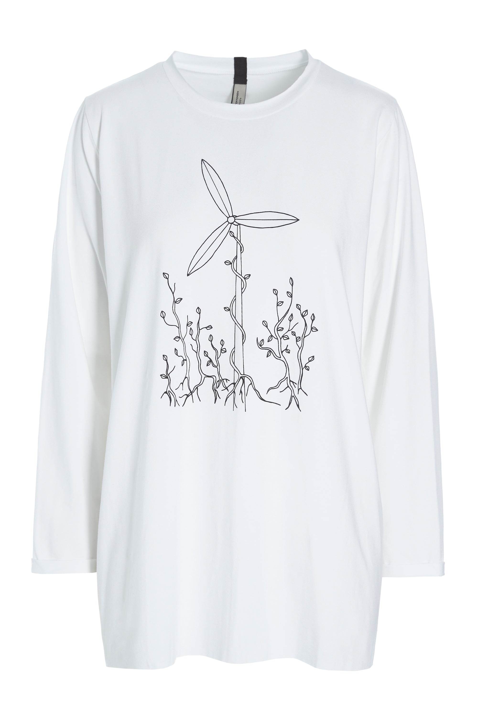 HENRIETTE STEFFENSEN COPENHAGEN T-SHIRT FREEDOM DRUCK - 96074 BLUSER WHITE 816
