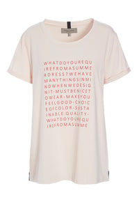 T-SHIRT MIT GRAFIKDRUCK - 96061 - SOFT ROSE