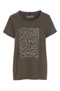 T-SHIRT MIT GRAFIKDRUCK - 96063 - BARK