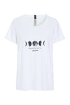 T-SHIRT MOON - 96107 - WHITE