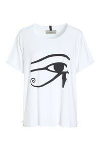 TEE EYE PRINT - 96086 - WHITE