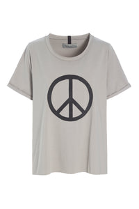 TEE PEACE PRINT - 96066 - SAND