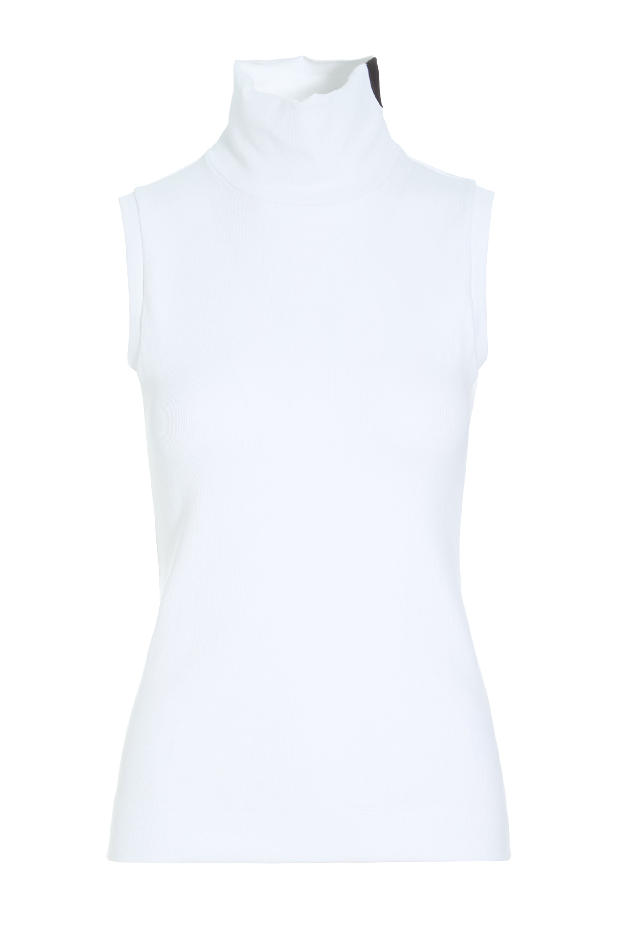 HENRIETTE STEFFENSEN COPENHAGEN TOP HOCHER HALS - 71003 BLUSER WHITE 816