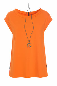 TOP MIT HALSKETTE - 96080 - ORANGE