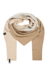 TRIANGLE SCARF PATCH - 4100 - CAMEL/KIT/STRIPES C&O