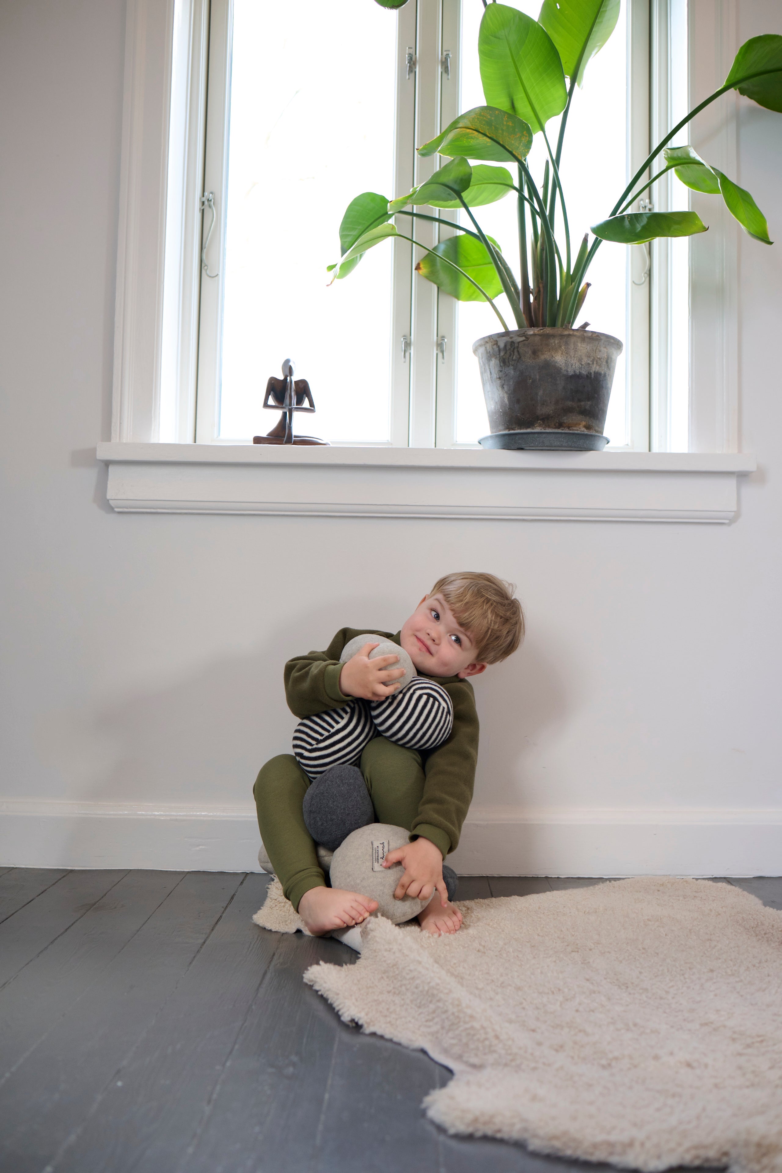 GROWING UP TUMMEL-TRIO IN TOTE BAG - 509 GU PUDER STRIB / GREY / SAND 463