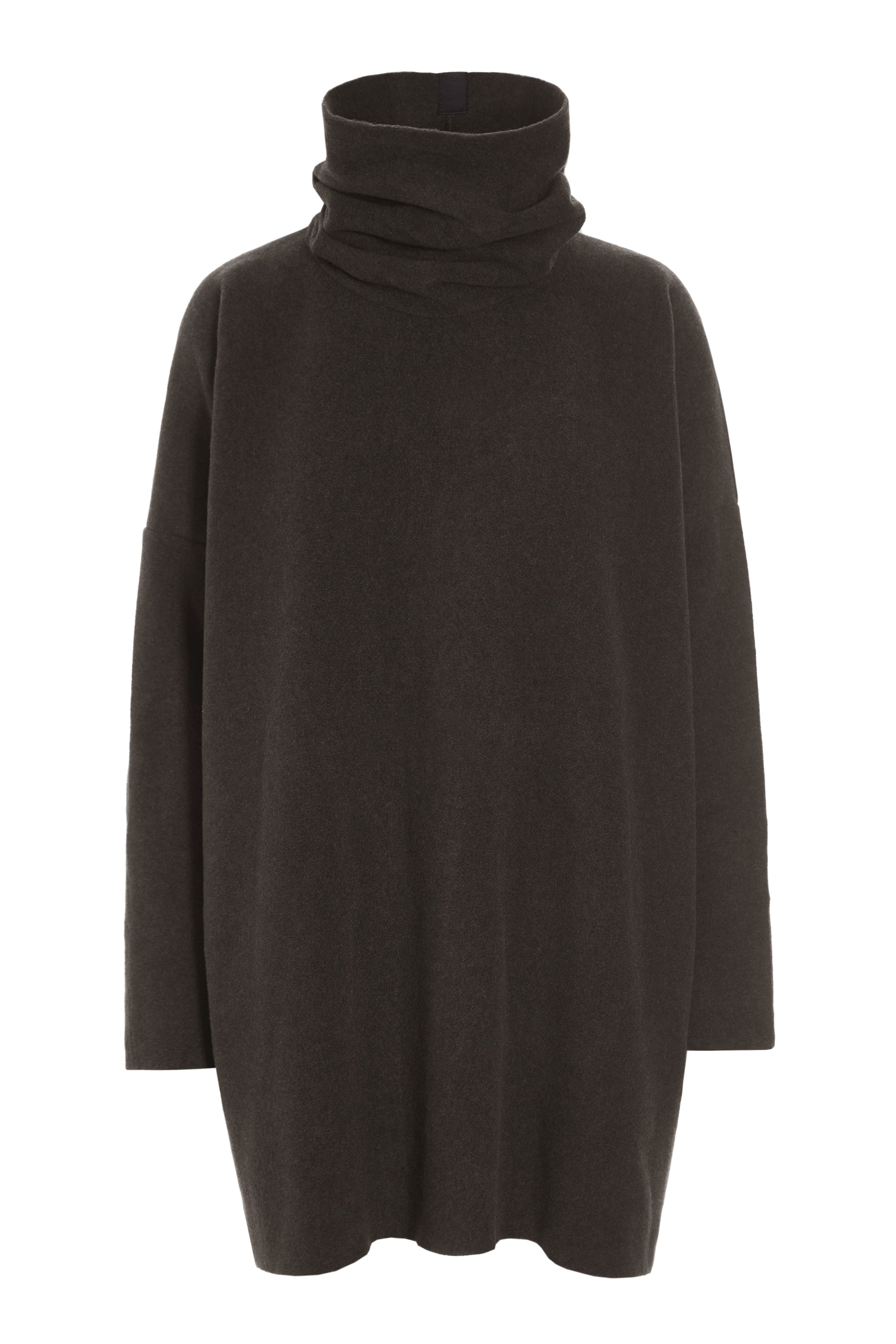 HENRIETTE STEFFENSEN COPENHAGEN TUNIC MIT HOHEM HALS - 1288 TUNICS CHOKOLATE 844