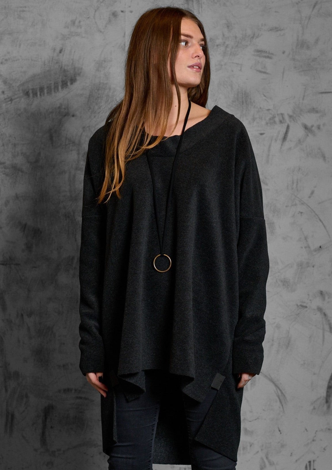 HENRIETTE STEFFENSEN COPENHAGEN TUNIKA - 1350 TUNICS SOFT BLACK 914
