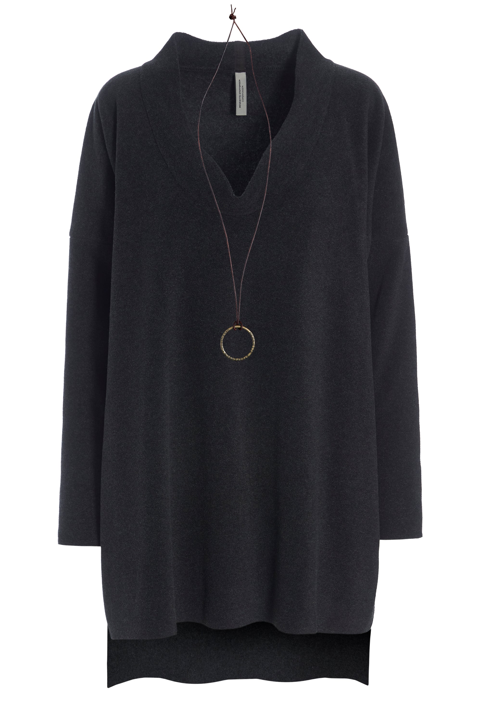 HENRIETTE STEFFENSEN COPENHAGEN TUNIKA - 1350 TUNICS SOFT BLACK 914