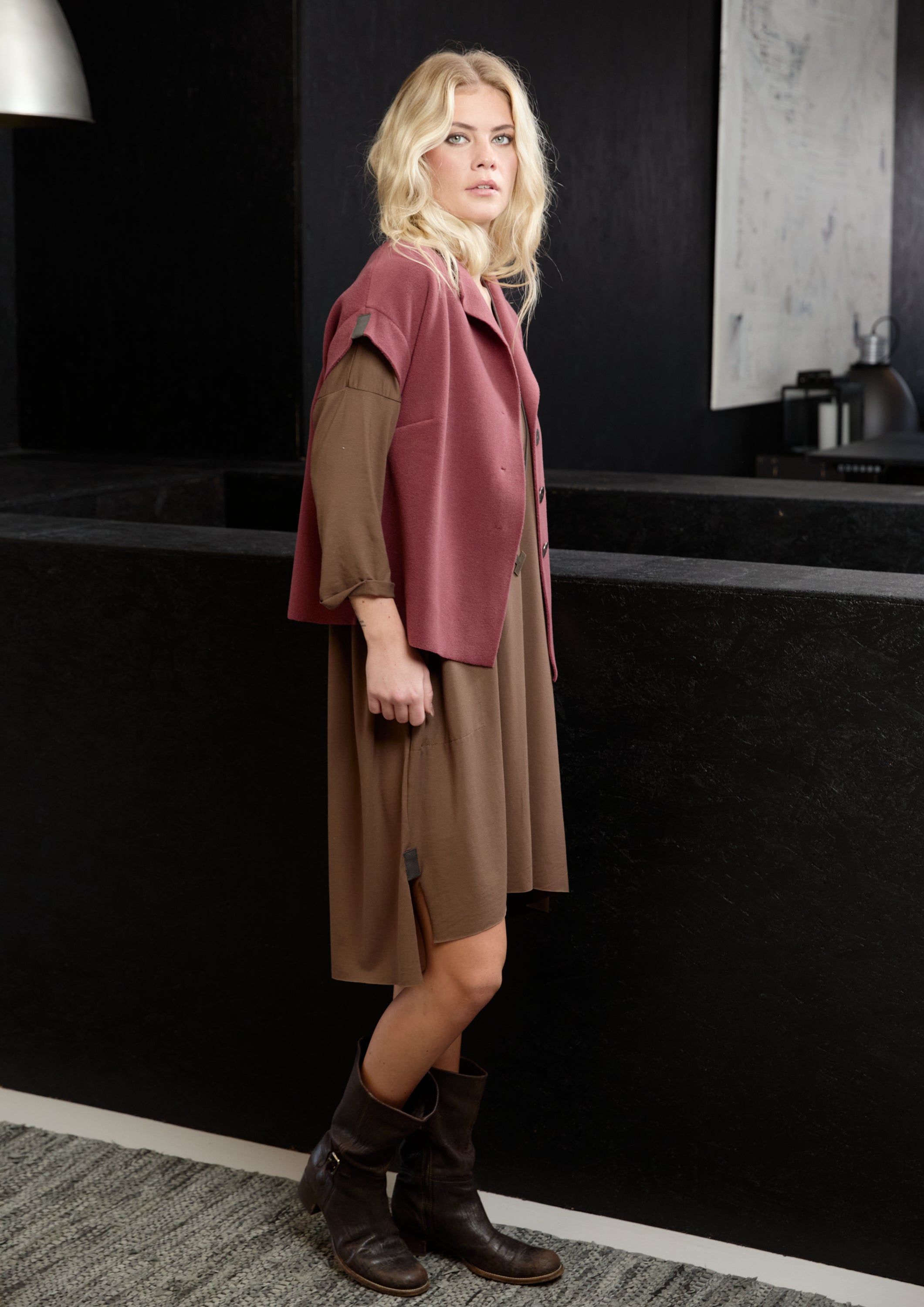 HENRIETTE STEFFENSEN COPENHAGEN TUNIKA - 98070 TUNICS CHOCOLATE 844