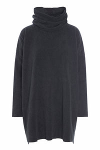TUNIKA MIT HOHEM HALS - 1288 - SOFT BLACK