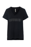 V-NECK TEE ERASE - 96105 ERASE - BLACK