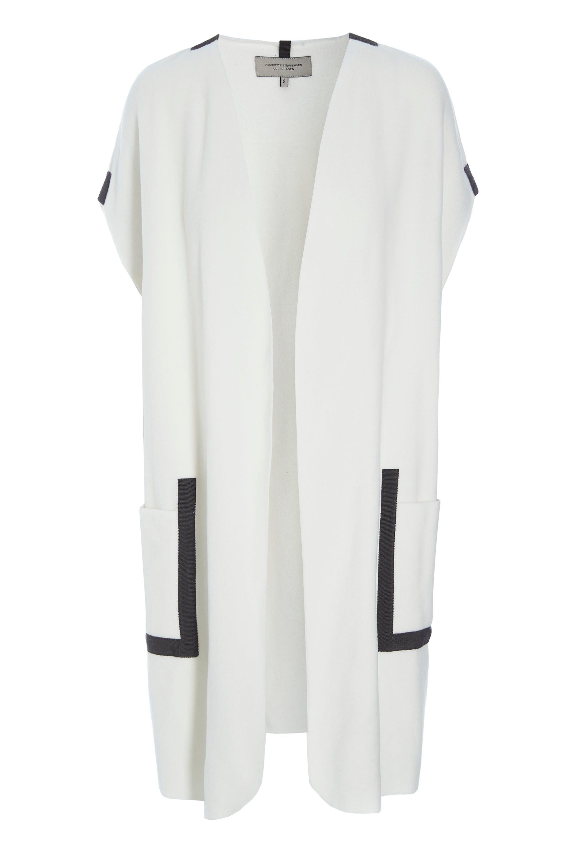 HENRIETTE STEFFENSEN COPENHAGEN WESTEN - 7138 VESTS OFF WHITE 802