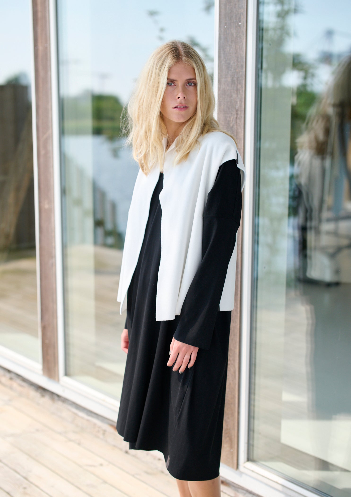HENRIETTE STEFFENSEN COPENHAGEN WESTEN - 7156 VESTS OFF WHITE 802