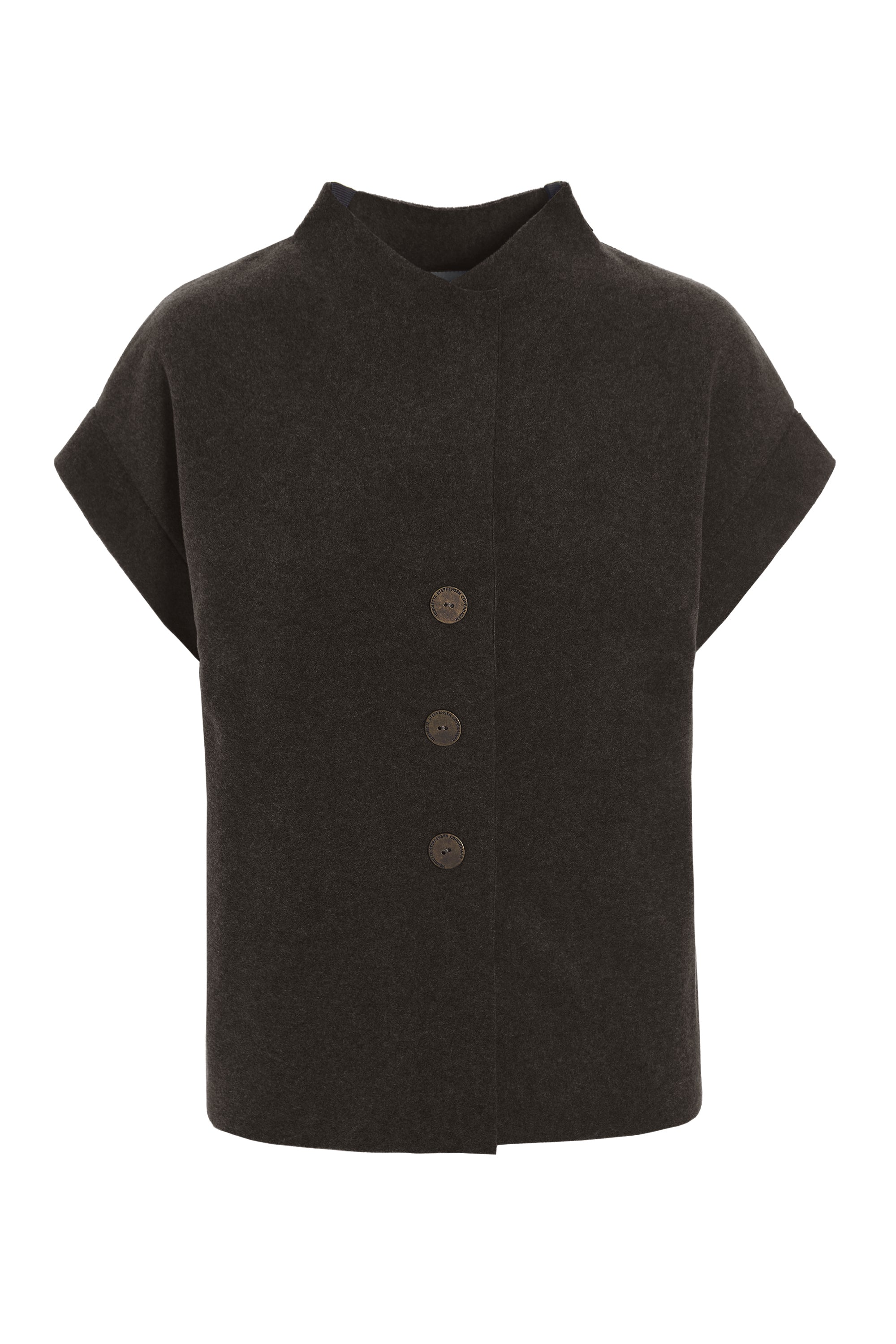 HENRIETTE STEFFENSEN COPENHAGEN WESTEN - 7170 VESTS CHOCOLATE 844