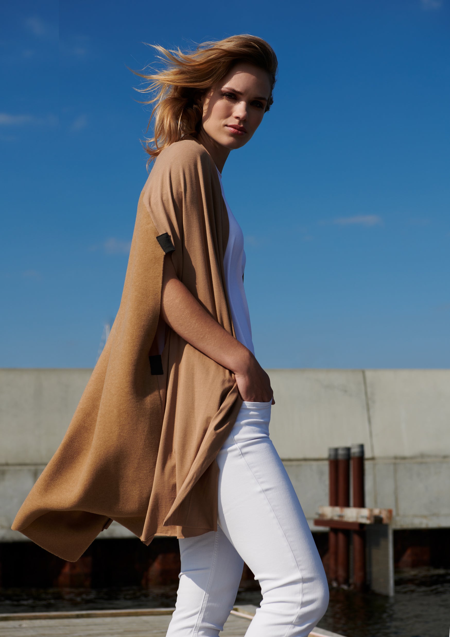 HENRIETTE STEFFENSEN COPENHAGEN WESTE MIX - 7139 VESTS CAMEL/CAMEL 819