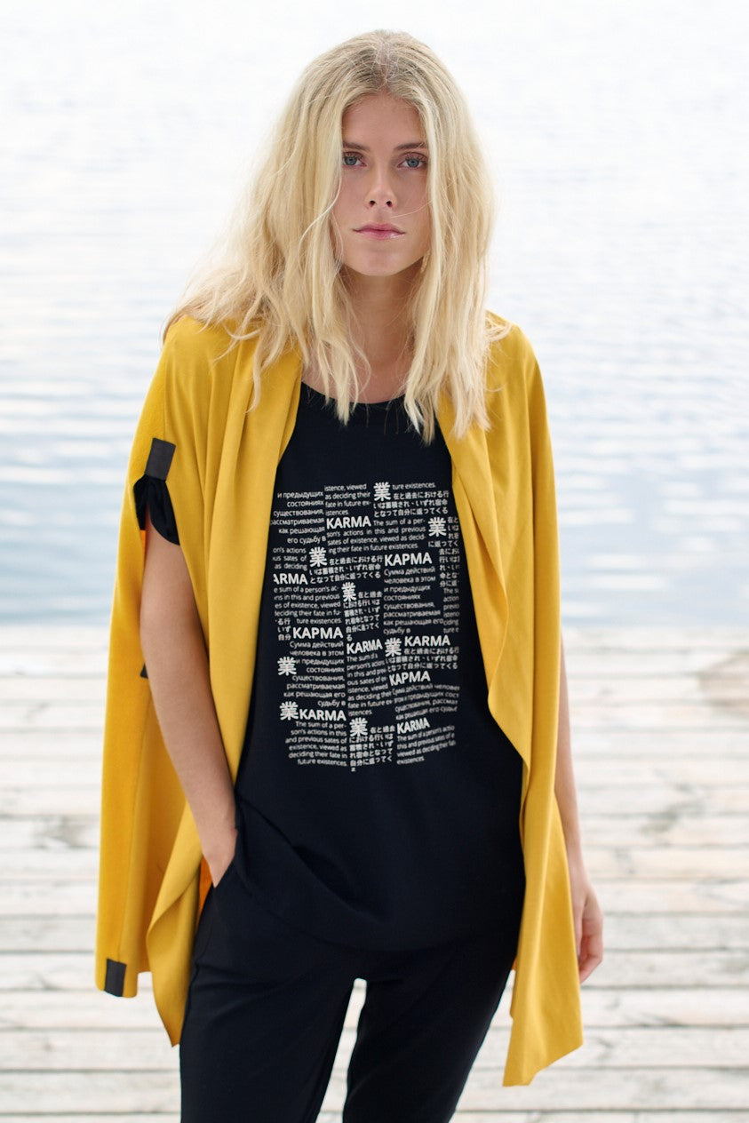 HENRIETTE STEFFENSEN COPENHAGEN WESTE MIX - 7139 VESTS SAFREN / SAFRAN 684