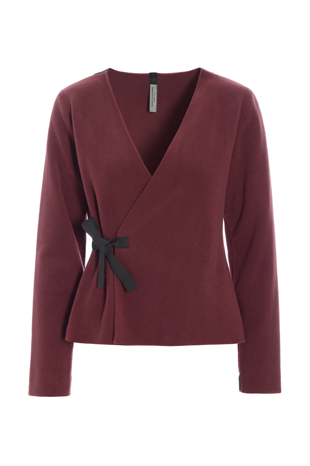 HENRIETTE STEFFENSEN COPENHAGEN WICKELBLUSE - 1418 BLUSER BORDEAUX 474