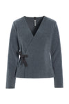 WICKELBLUSE - 1418 - GREY