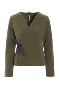 WICKELBLUSE - 1418 - MOSS