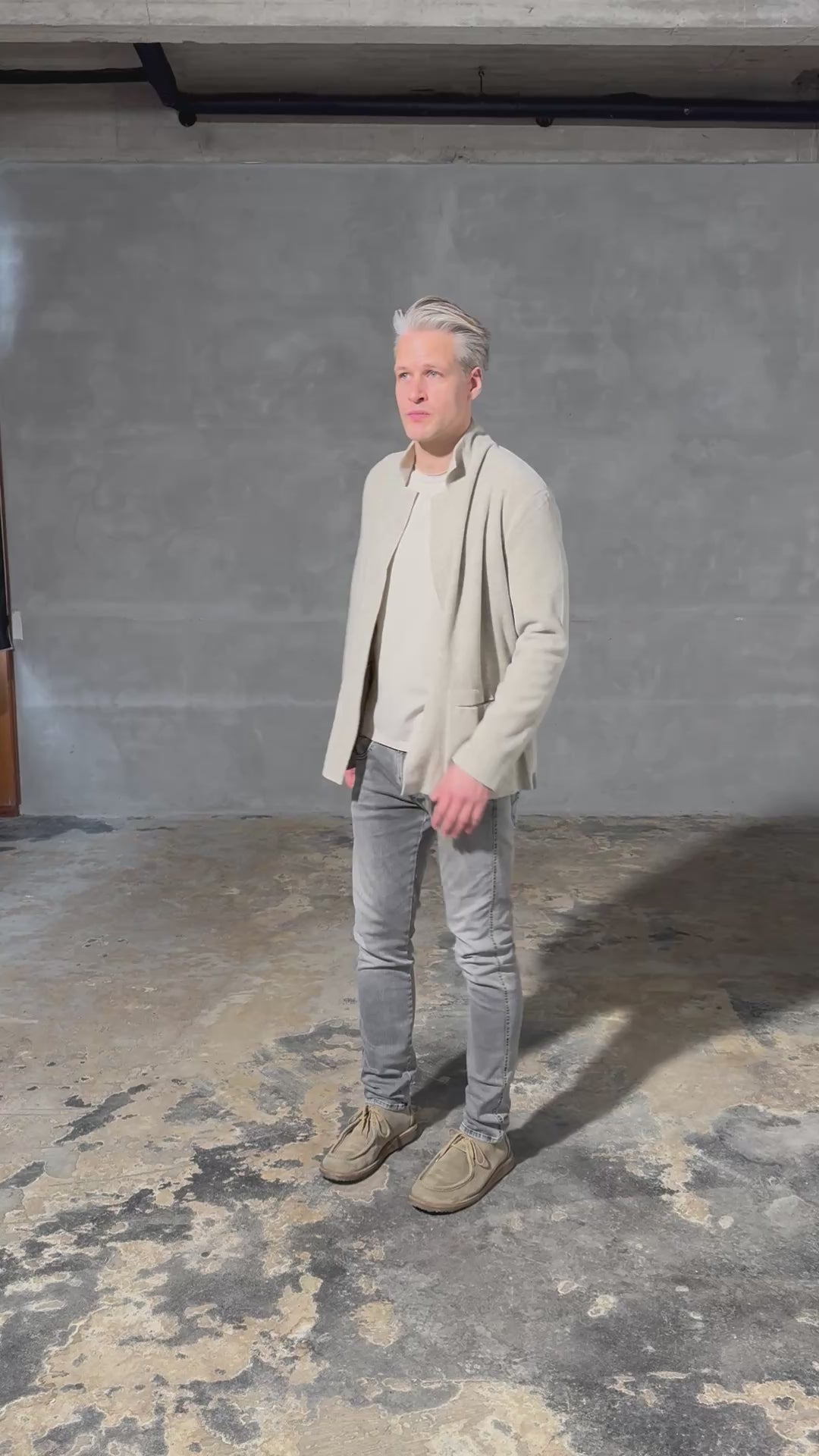 CARL BY STEFFENSEN COPENHAGEN CARDIGAN - 1001C CARDIGANS SAND 805