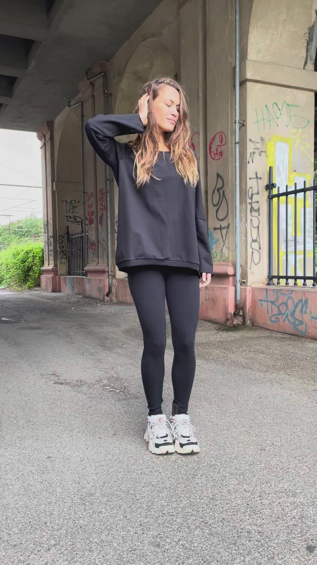 HENRIETTE STEFFENSEN COPENHAGEN LEGGINGS - 72304 BUKSER BLACK 900