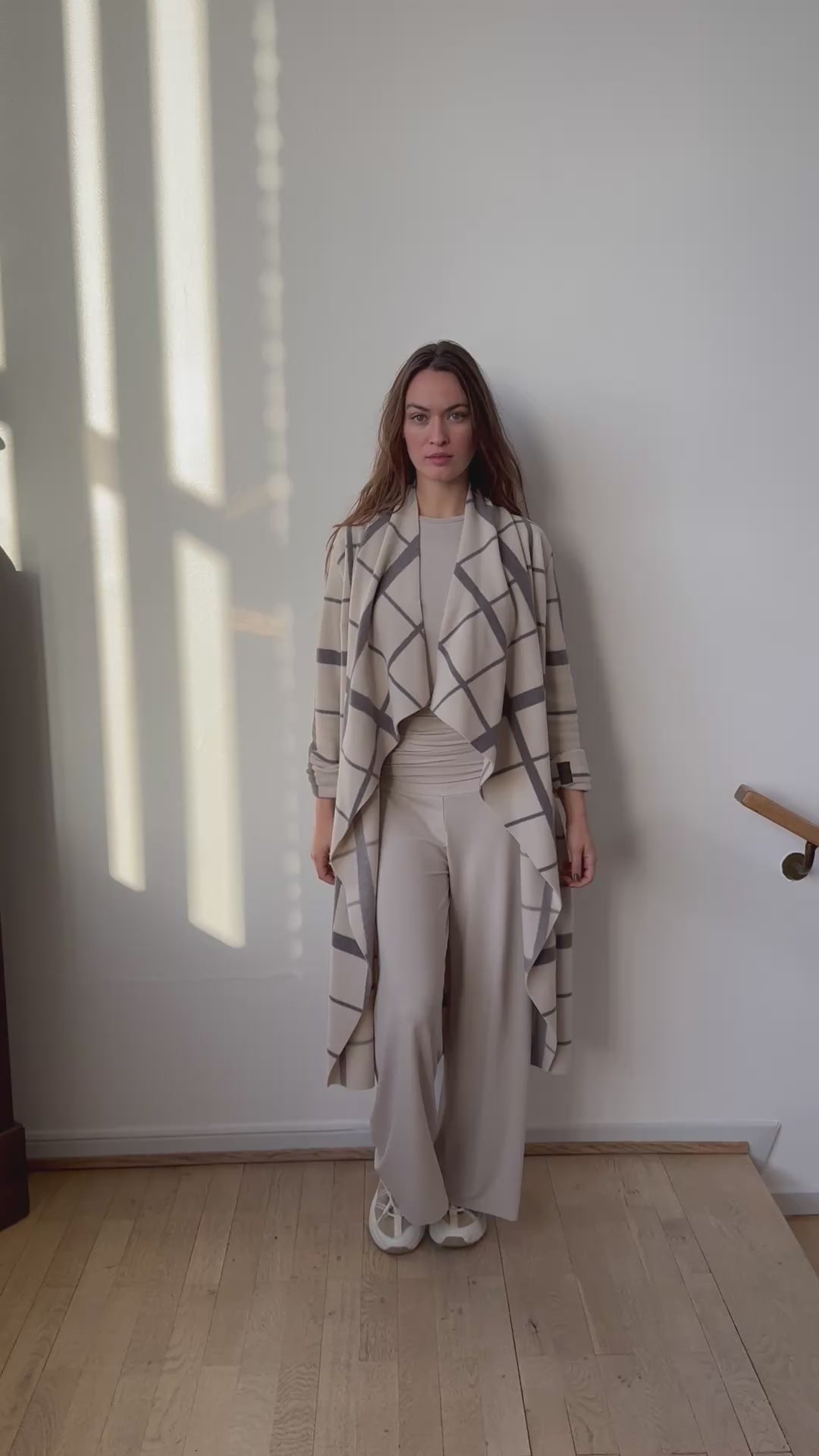 HENRIETTE STEFFENSEN COPENHAGEN LANGE CARDIGAN M/ "WASSERFALL" - 7131P CARDIGANS CLAN PRINT KIT 780