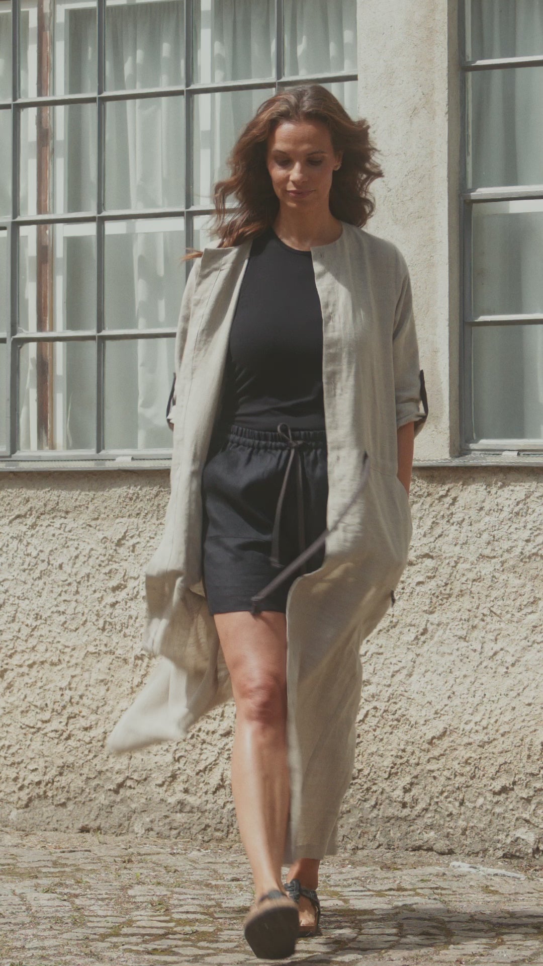 HENRIETTE STEFFENSEN COPENHAGEN LANGE JACKE - 87001 JACKETS NATURE 446