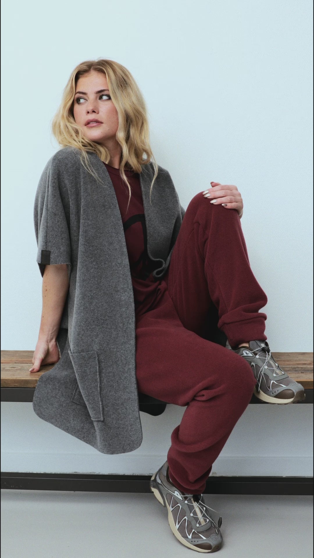 HENRIETTE STEFFENSEN COPENHAGEN JOGGINGHOSE - 2110 BUKSER BORDEAUX 474
