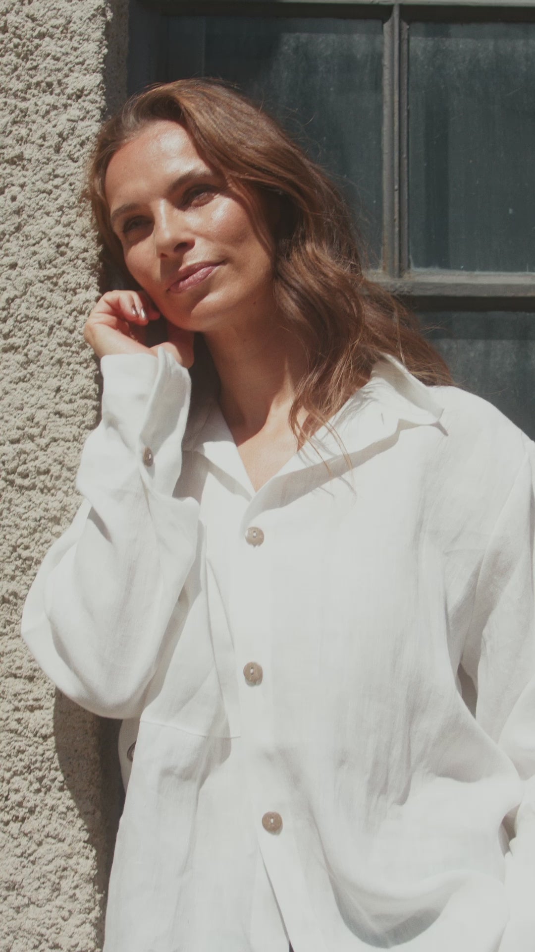 HENRIETTE STEFFENSEN COPENHAGEN HEMD - 81000 SKJORTE IVORY 888