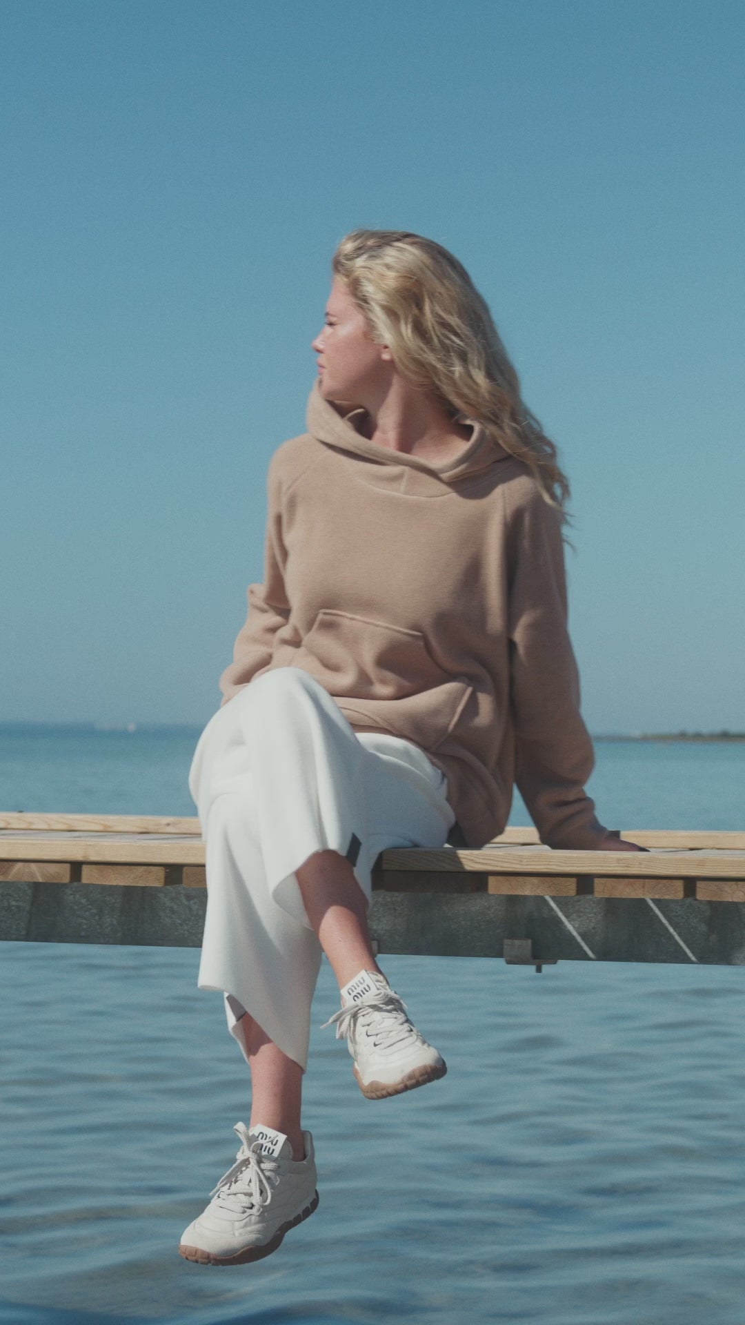 HENRIETTE STEFFENSEN COPENHAGEN KAPUZENPULLI - 1383 HOODIES CAMEL 815