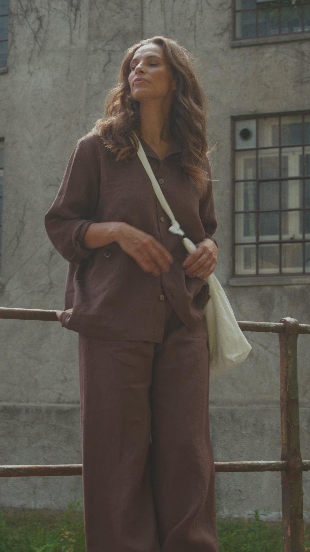 HENRIETTE STEFFENSEN COPENHAGEN HEMD - 81000 SKJORTE CHOCOLATE 844