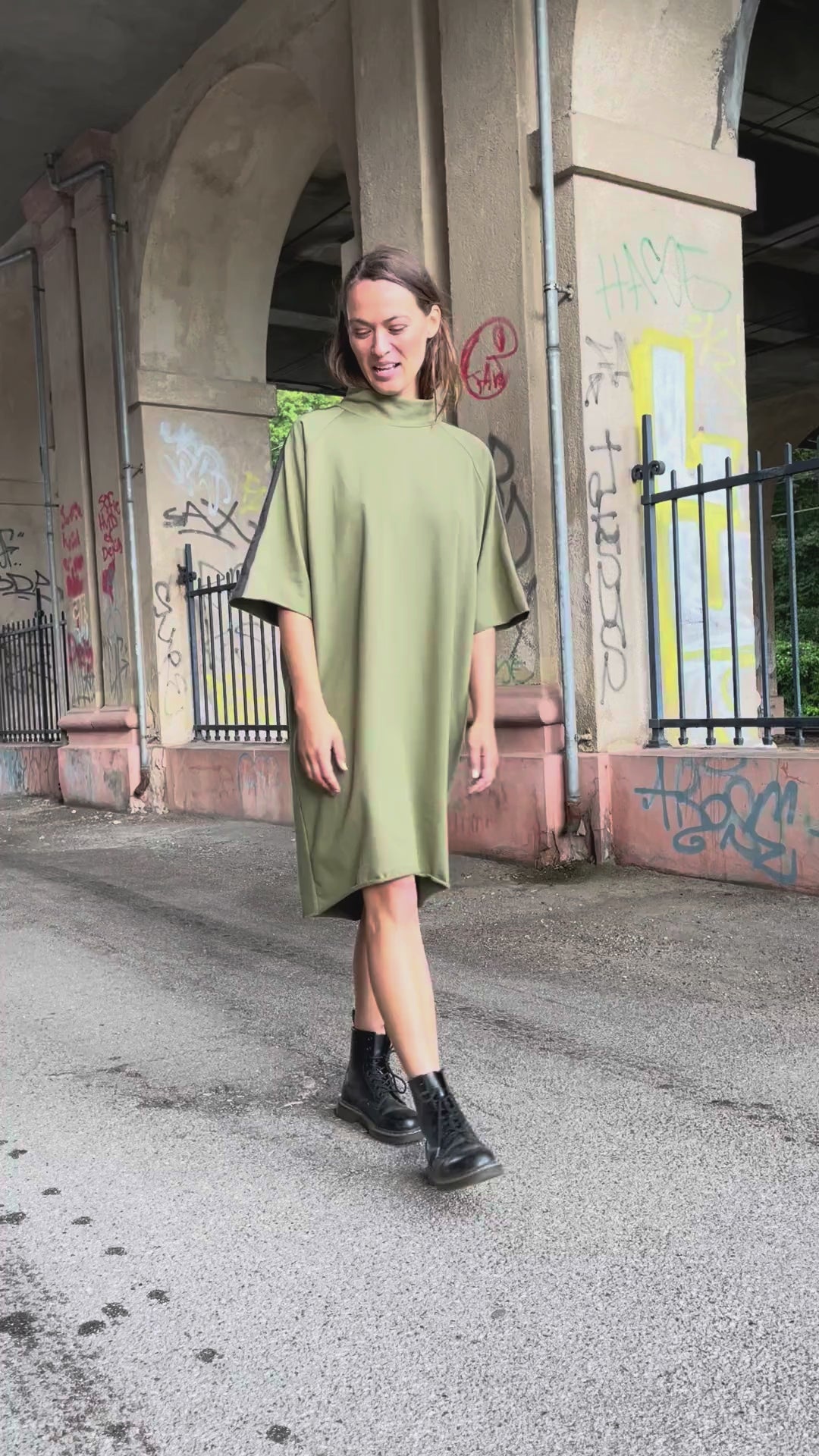 HENRIETTE STEFFENSEN COPENHAGEN KLEID - 73404 KJOLER MOSS 611