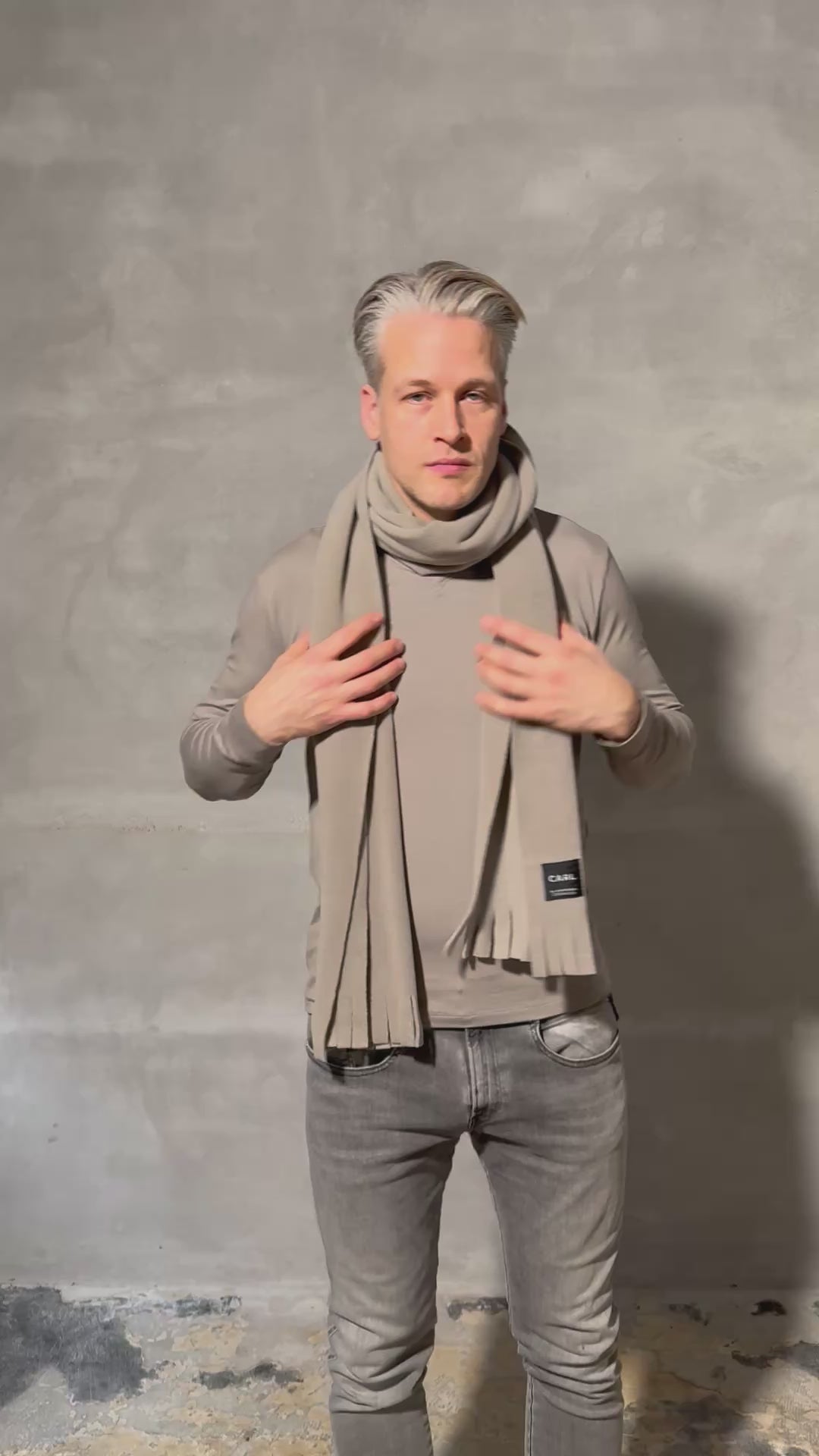 CARL BY STEFFENSEN COPENHAGEN SCHAL M/ FRANSEN - 1006C SCARFS ELEPHANT 654