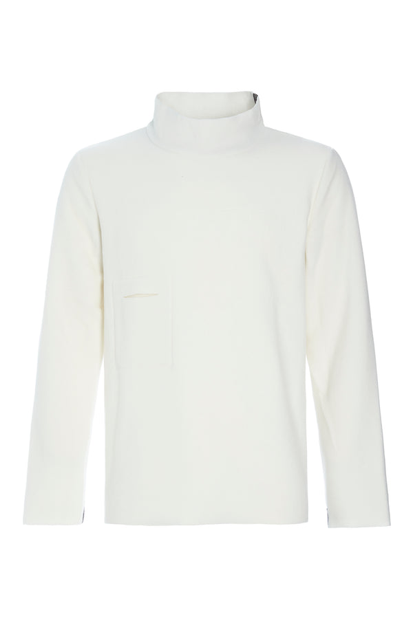 CARL BY STEFFENSEN COPENHAGEN Sweatshirt mit Rollkragen - 1003 BLOUSES & SWEATERS OFF WHITE 802